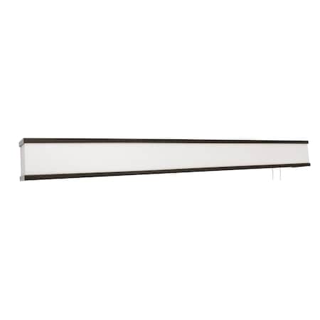 Afx Randolph 38" LED Overbed Wall Light - Oil Rubbed Bronze Finish - Linen White Shade RAB384000L30ENRB-LW